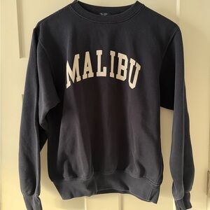 John Galt Malibu Crew Neck Sweatshirt (Navy | XS)
